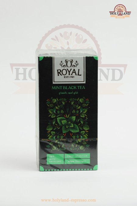 شاي أسود بالنعناع