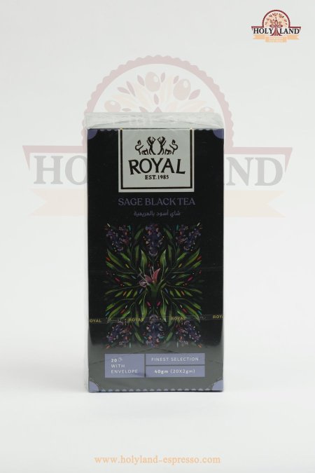 شاي اسود بالمريمية