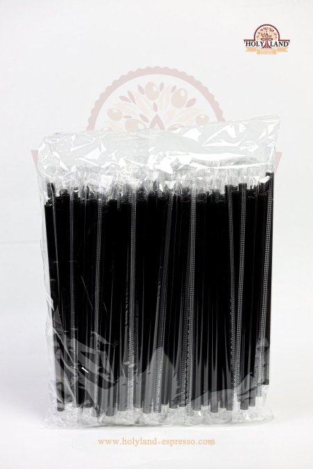 مصاص 8 مل أسود مغلف